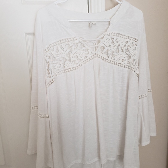 OFF-WHITE LONG SLEEVE BLOUSE - Picture 4 of 4